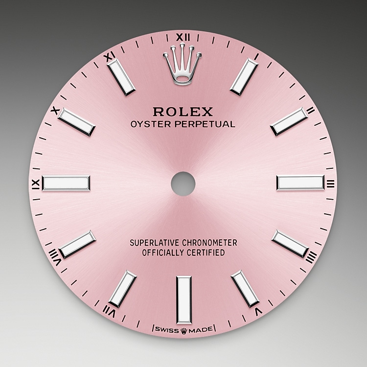 Oyster Perpetual 34  M124200-0004 - Il quadrante rosa