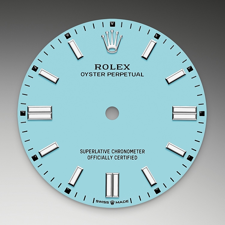 Oyster Perpetual 36  M126000-0006 - Il quadrante turchese chiaro