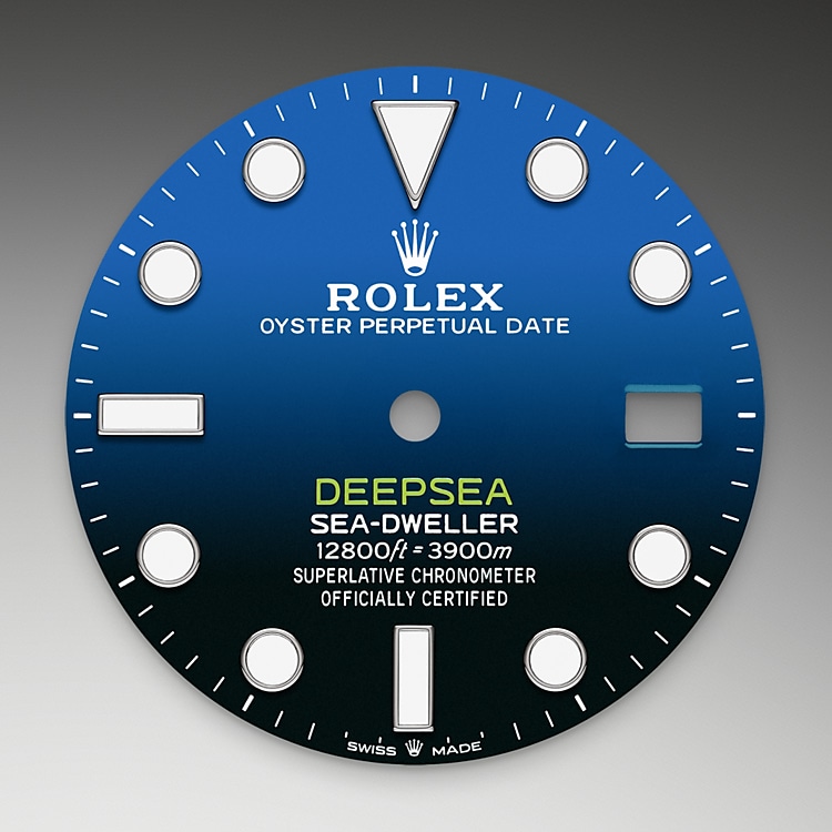 Rolex Deepsea  M136660-0003 - Il quadrante D‑blue